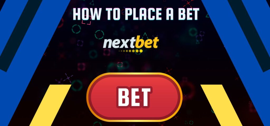 On the Nextbet website, you can place a bet and finally receive your winnings